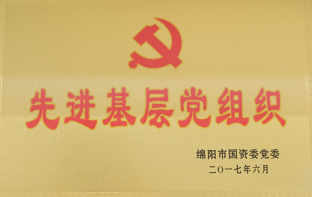 2017年度綿陽市國資委黨委先進(jìn)基層黨組織